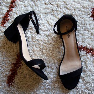 Just Fab Noura Black Dress Sandals Size 9.5